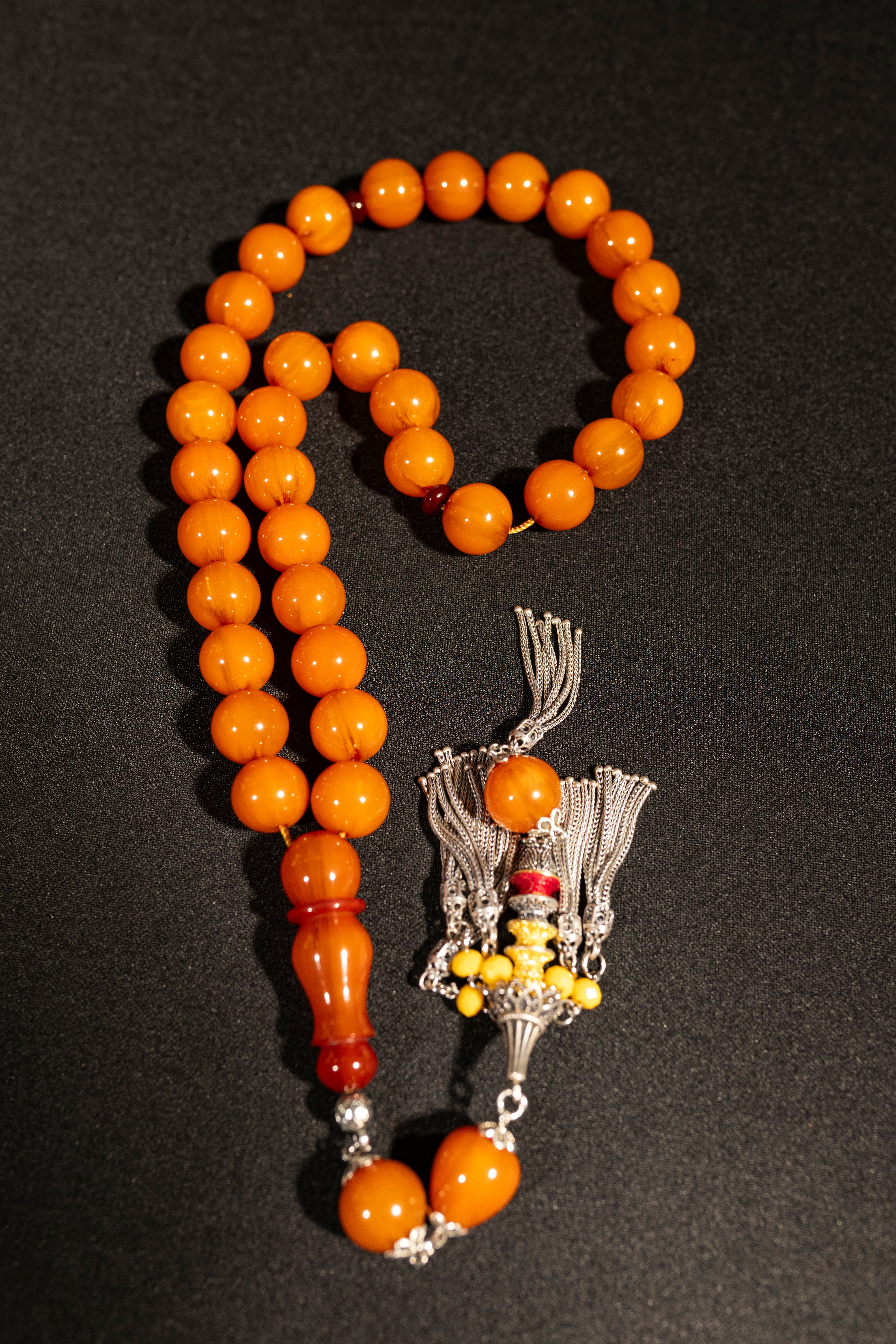 Compressed Kahraba Tasbih with a luxurious Ottoman design - Unique Edition (1/1)