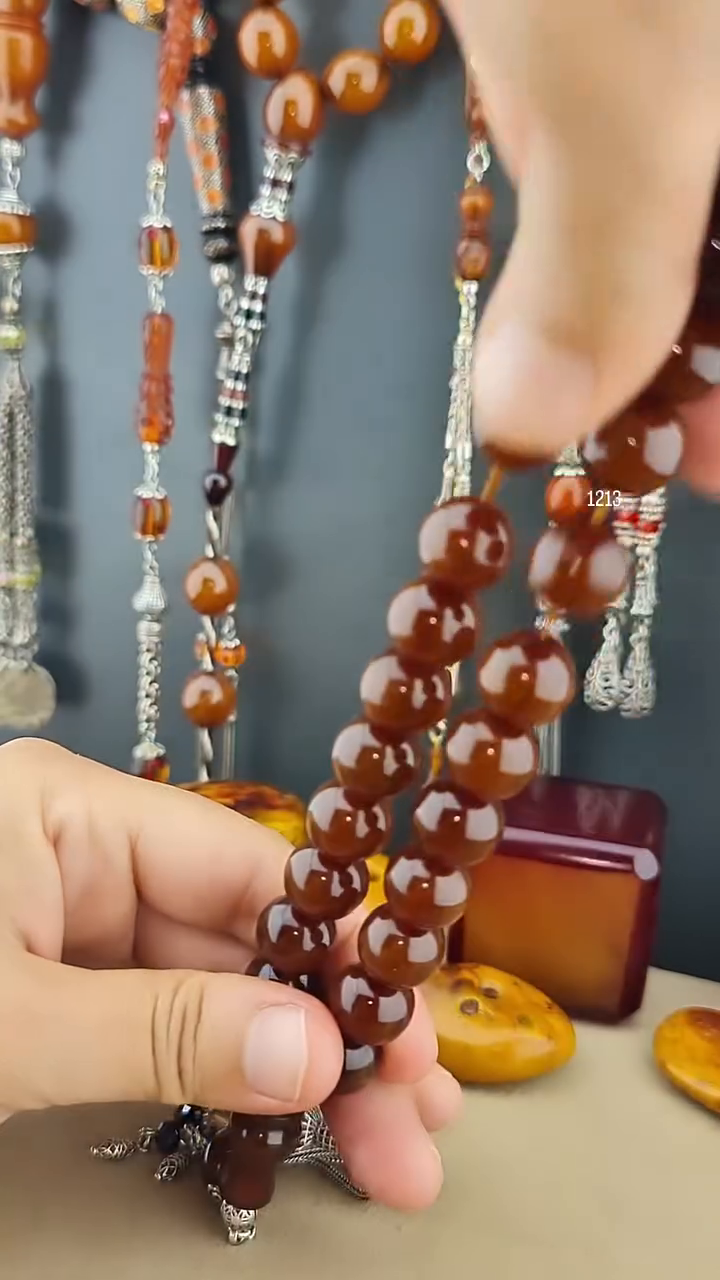 مسبحة كهرب مضغوط معرق شغل يدوي - 12×13 مم (1/1)